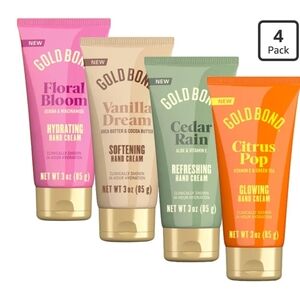 4 Pks Scented Hand Cream